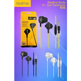 HF HEADSET REALME - R-30 - SUPER BASS - BERGARANSI
