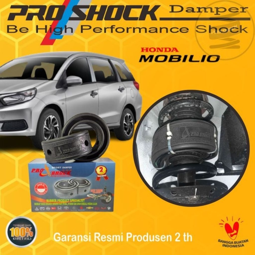 Pro Shock Karet Damper Mobil Peredam Guncangan Shockbreaker Mobil HONDA MOBILIO Karet Damper Dumper 