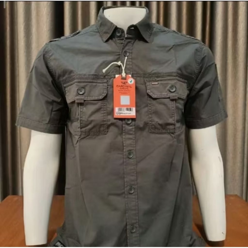 KEMEJA CARDINAL CASUAL ADVENTURE LENGAN PENDEK