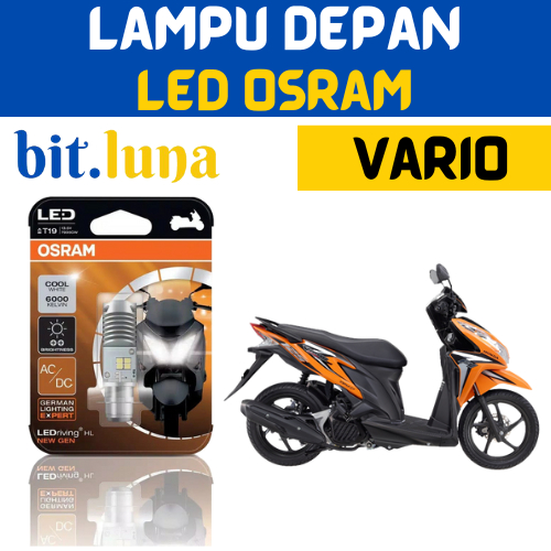 Lampu Led Motor Vario 110/125/150 Osram Original Putih 7955 Cw