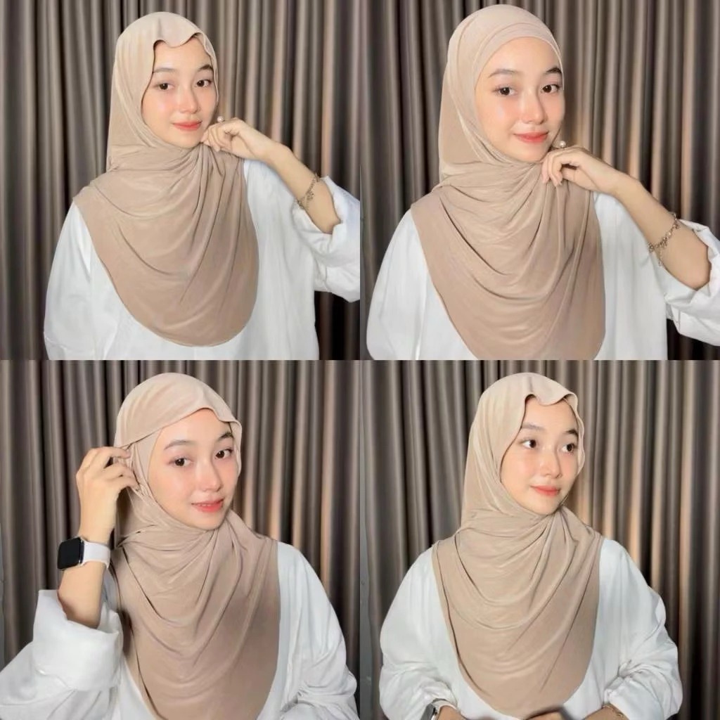 JISOO INNER - HIJAB INSTAN JISOO PLUS INNER SIZE L/ HIJAB PASHMINA INNER JISO MELEYOT