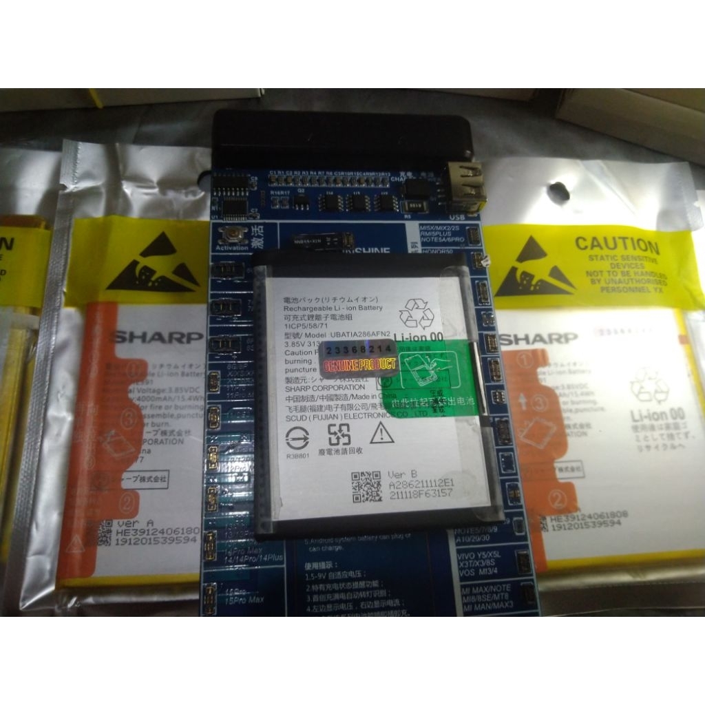 Sharp UBATIA269AFN1 Original 100%% GENUINE Battery Batre Baterai Sharp Aquos ZETA SHV34
