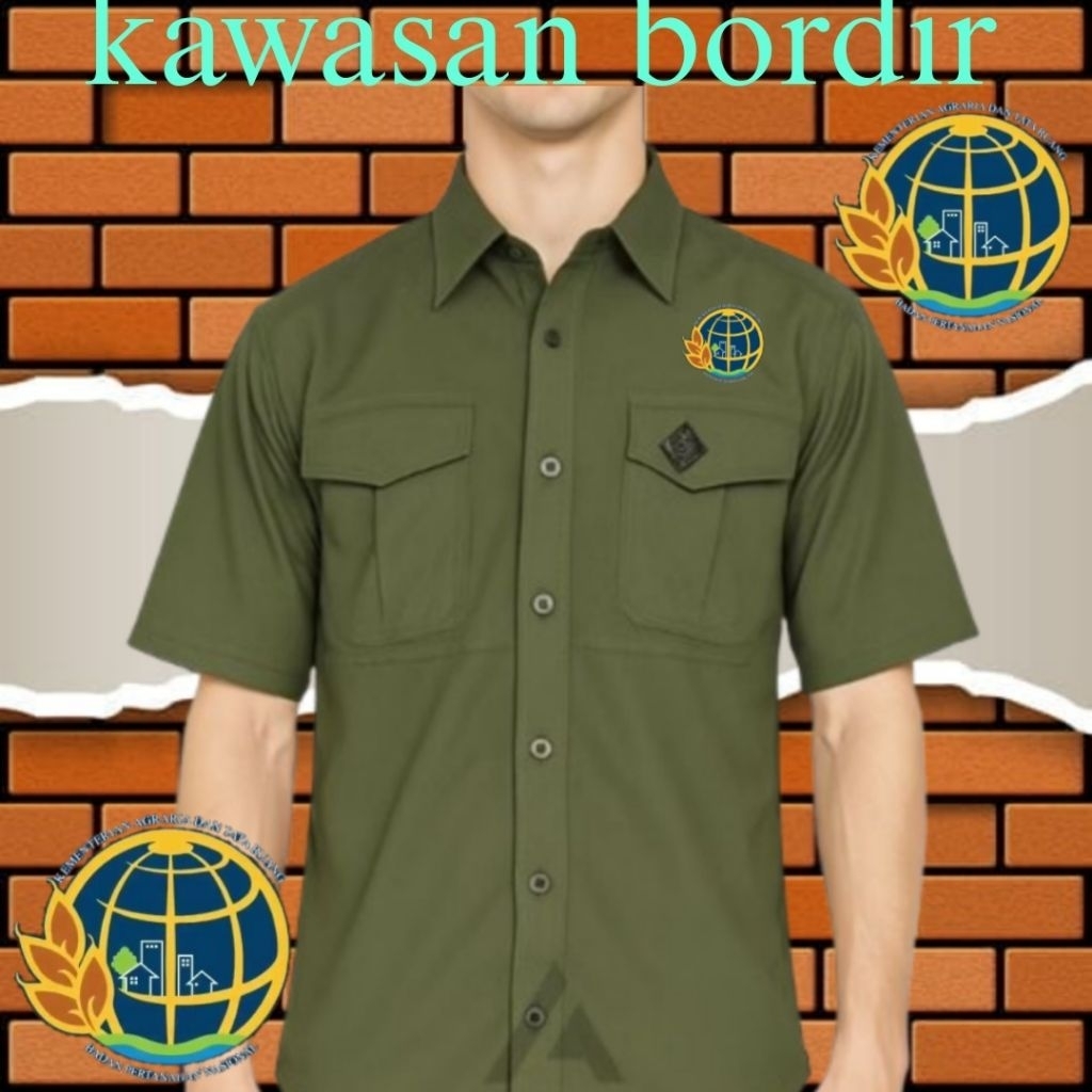 Premium kemeja kementerian ATR BPN seragam kementerian ATR BPN baju kementerian ATR BPN seragam keme