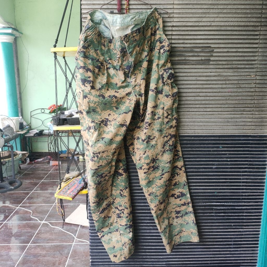 Celana BDU Marpat woodland, Original USMC