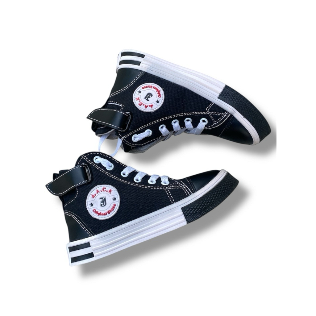 SEPATU SEKOLAH ANAK BOOTS TALI ANAK SD