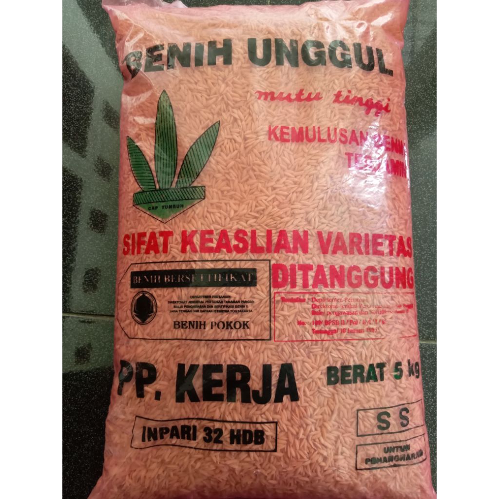 BENIH PADI INPARI32 BOYOLALI SS pp.kerja