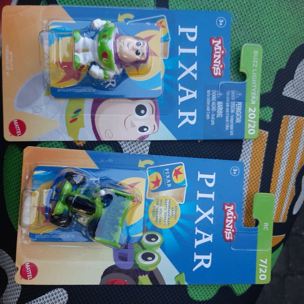 figure minis toy story rc , buzz lightyears & lotso