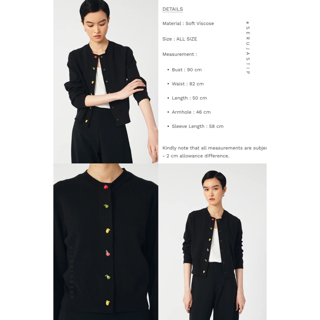ready DUMA fruti cardi black grey