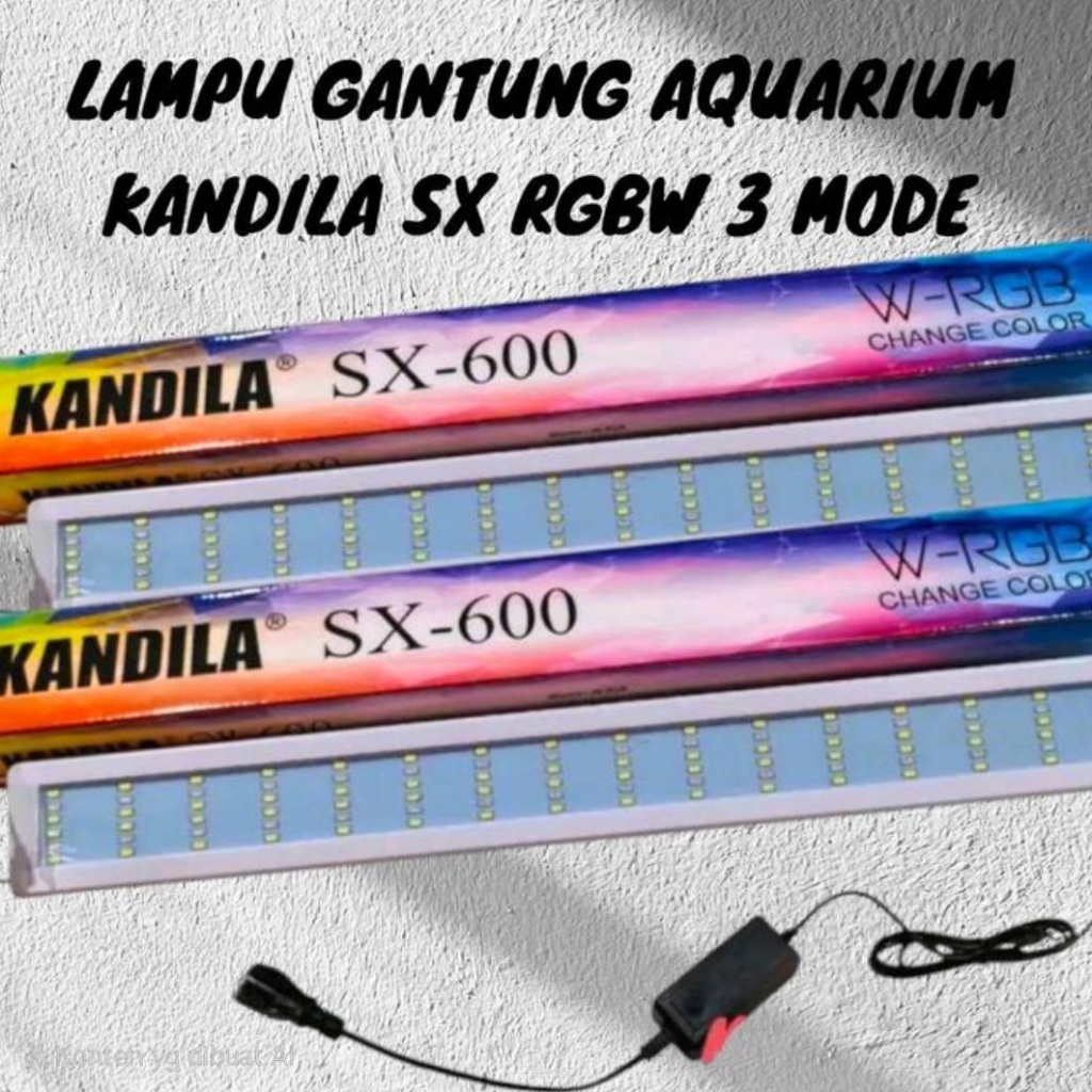 LAMPU KANDILA PRO SX  1000 3 MODE CAHAYA LED AQUARIUM CHANGE COLOR
