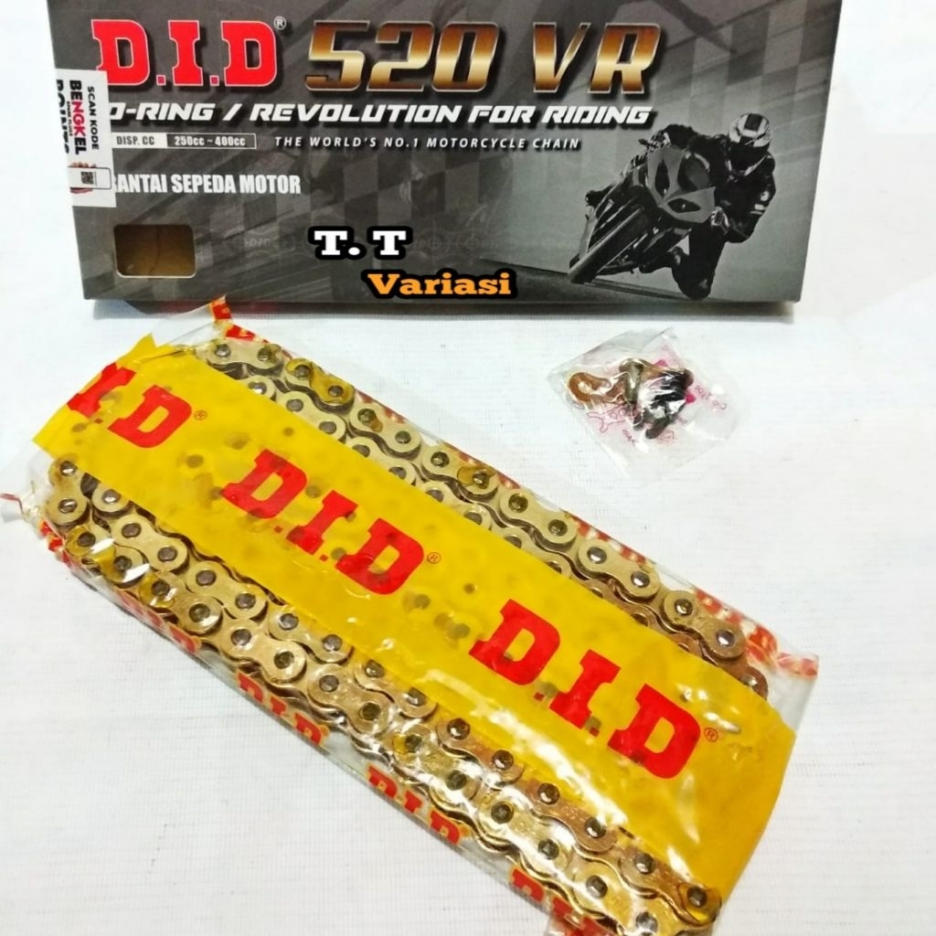 Rantai DID VR 520 Ninja Tiger NSR Panjang 110L