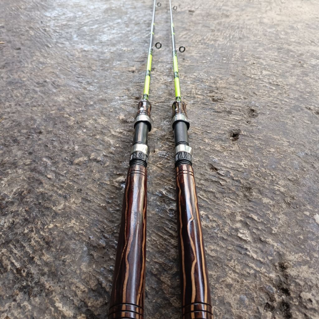 Joran udang galah gagang loreng belanda