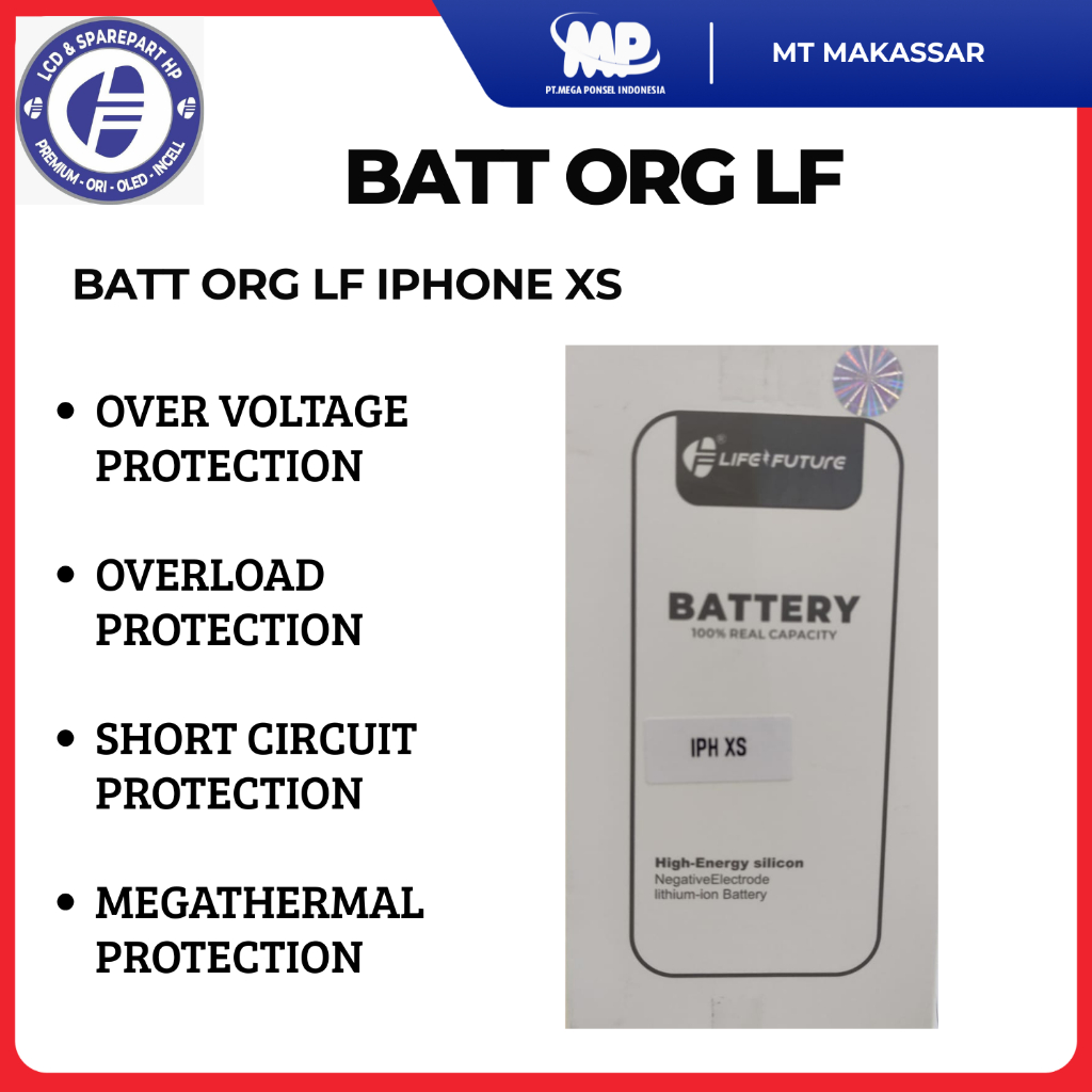 BATTERY ORG LIFE FUTURE IPHONE XS