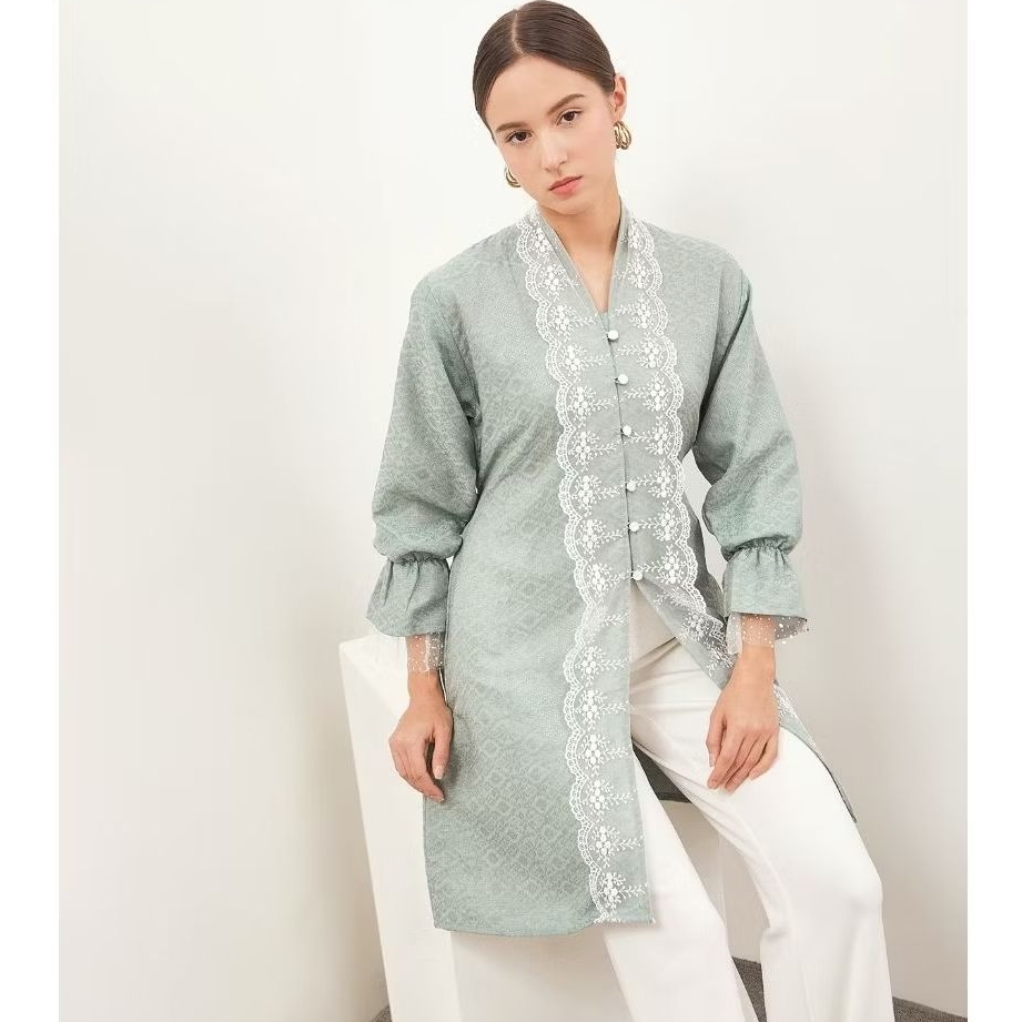 TUNIK KEBAYA WANITA DOBY POLOS PREMIUM