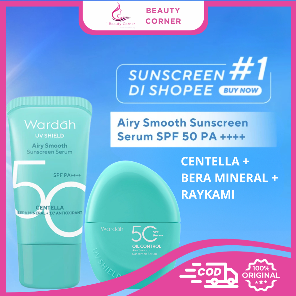 Wardah UV Shield Airy Smooth Sunscreen Serum SPF 50 PA++++