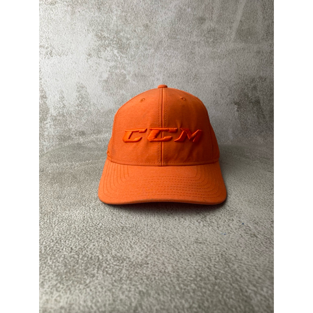 Topi CCM spell orange simple cap