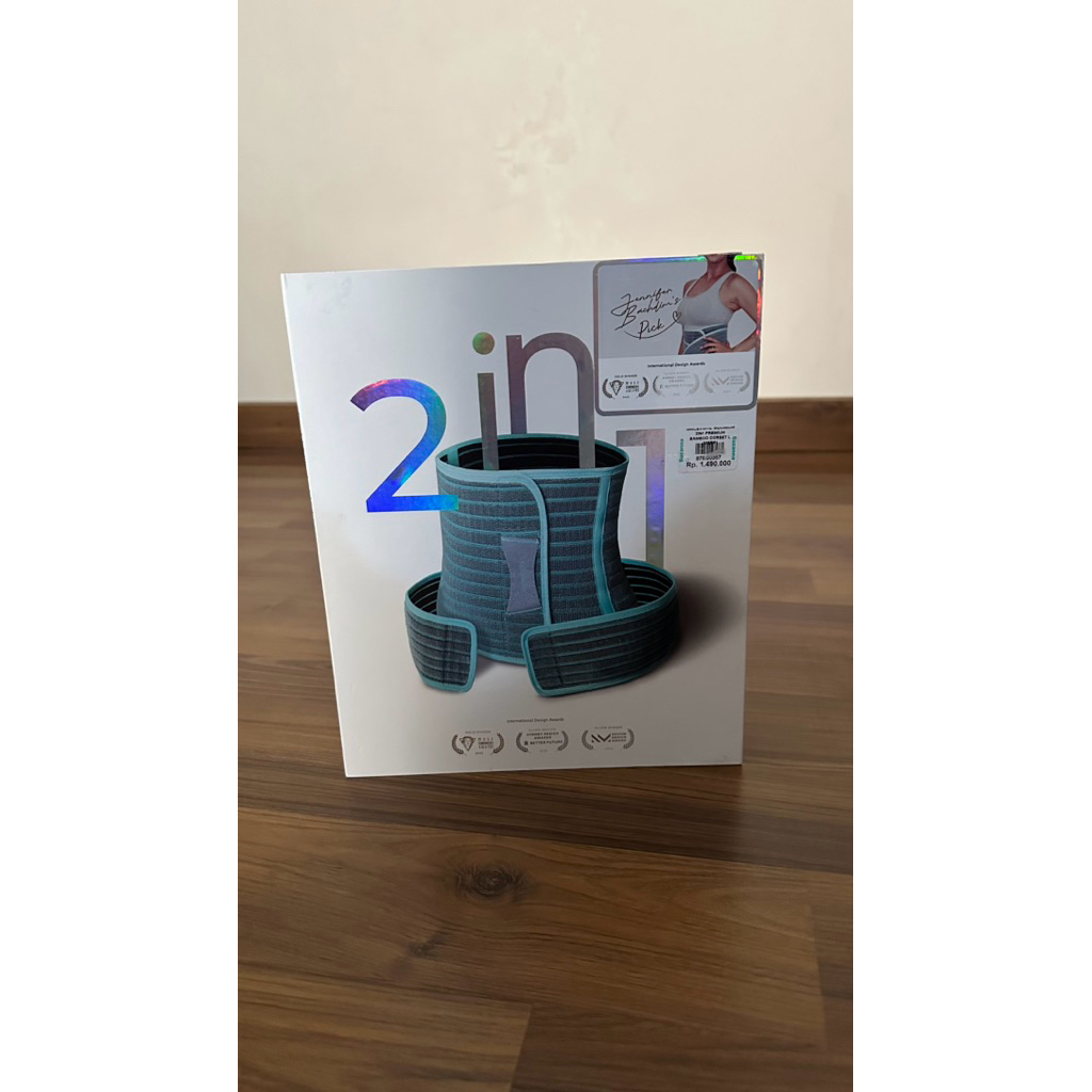 MOOIMOM KORSET BELT HAMIL PASCA MELAHIRKAN 2 IN 1 PREMIUM BAMBOO CORSET (PRELOVED)