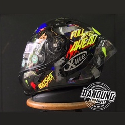Helm Motor Full Face X-Lite X803 RS Ultra Carbon Holeshot