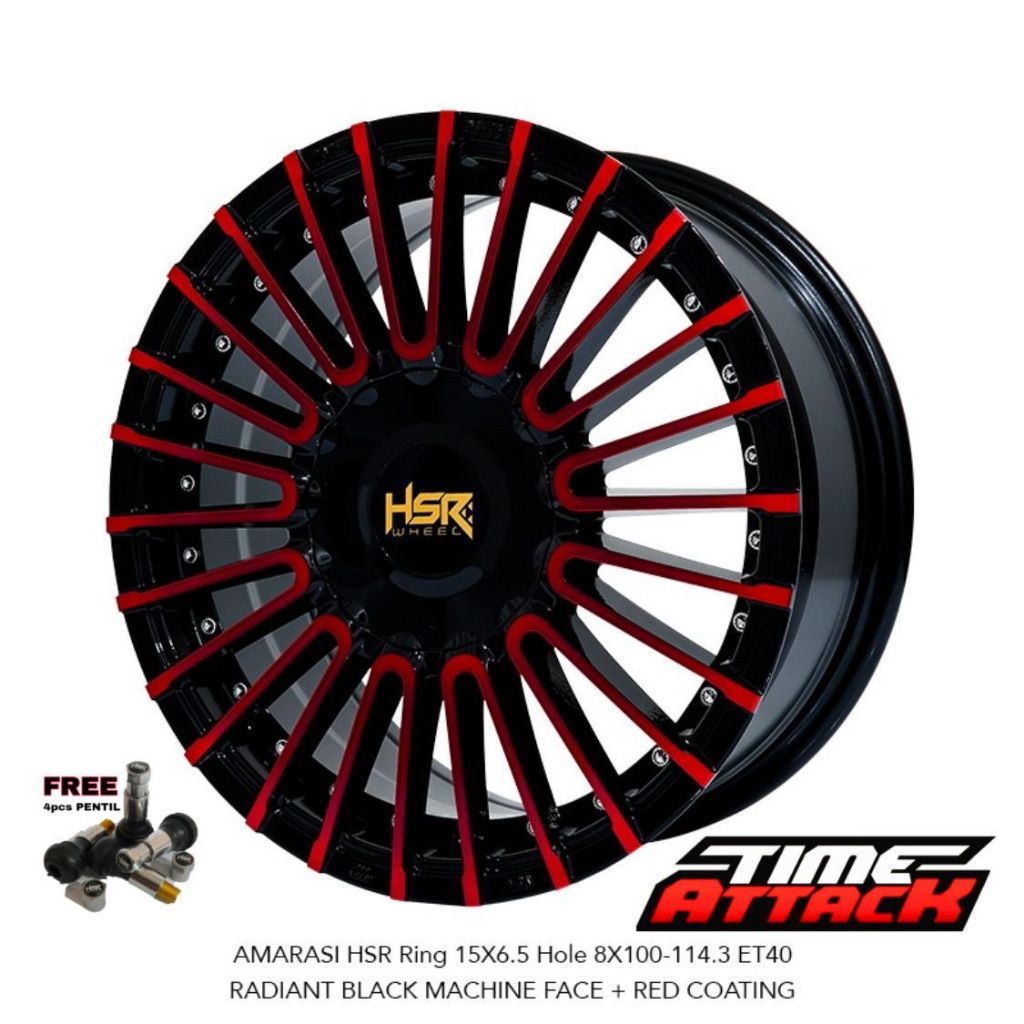 Velg Mobil Ring 15 HSR AMARASI Avanza Mobilio Calya Livina Velg R15