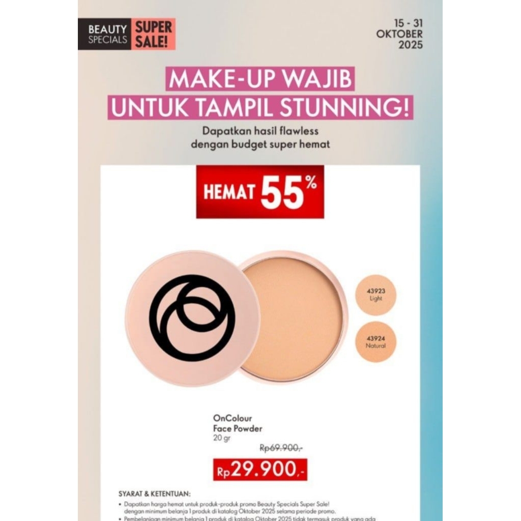 ORIFLAME Oncolour face powder