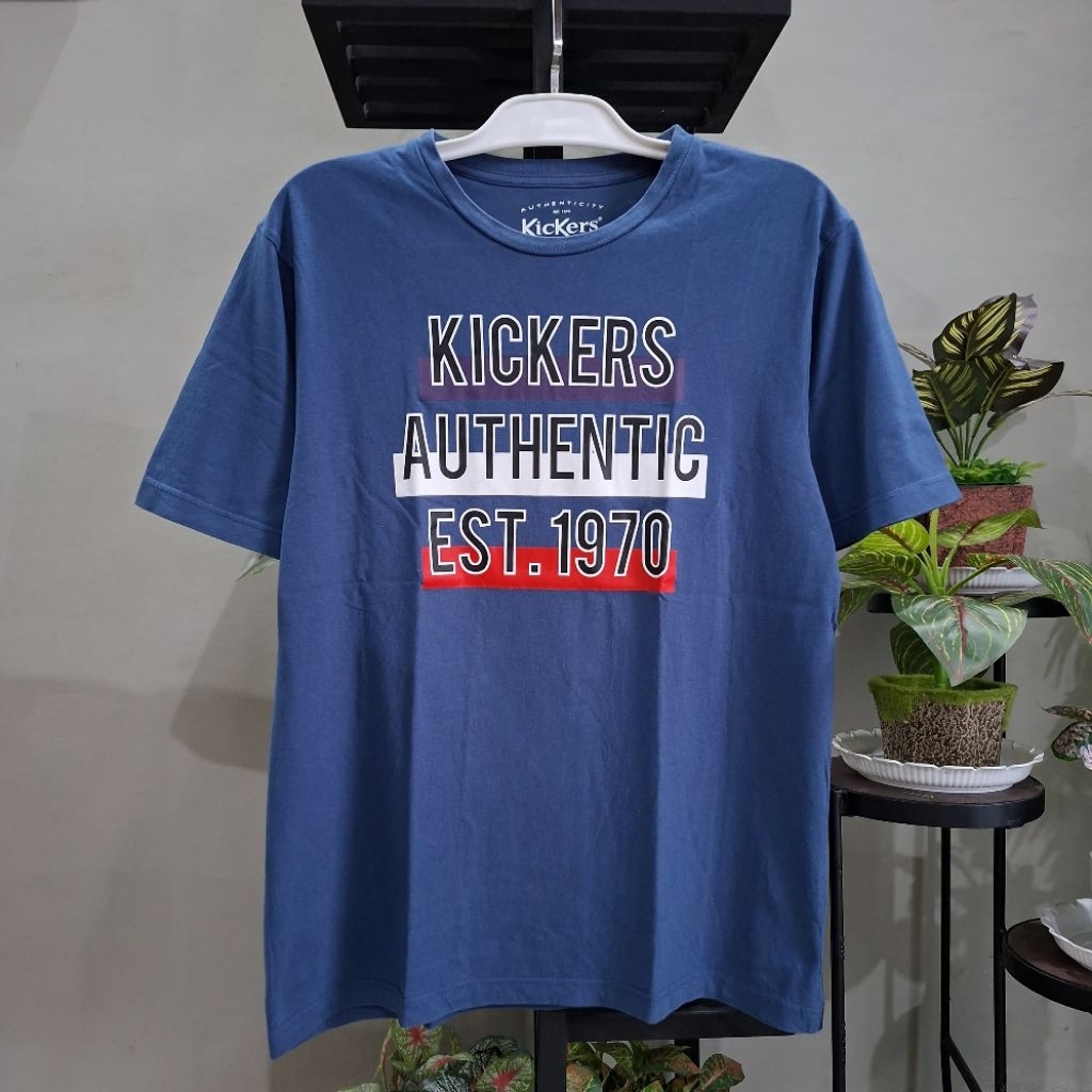 Kaos Oblong (T-Shirt) Pria Kickers Original Authentic | Preloved