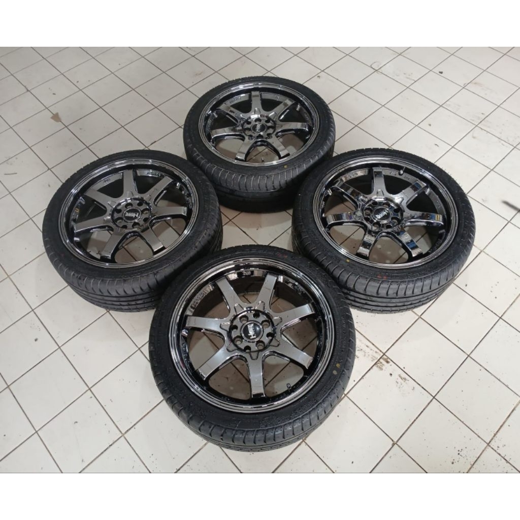 Velg Mobil Second BOROKO TJH(HSR) R18 pcd 4x100/114,3 Et45 + Ban 225 40 R18