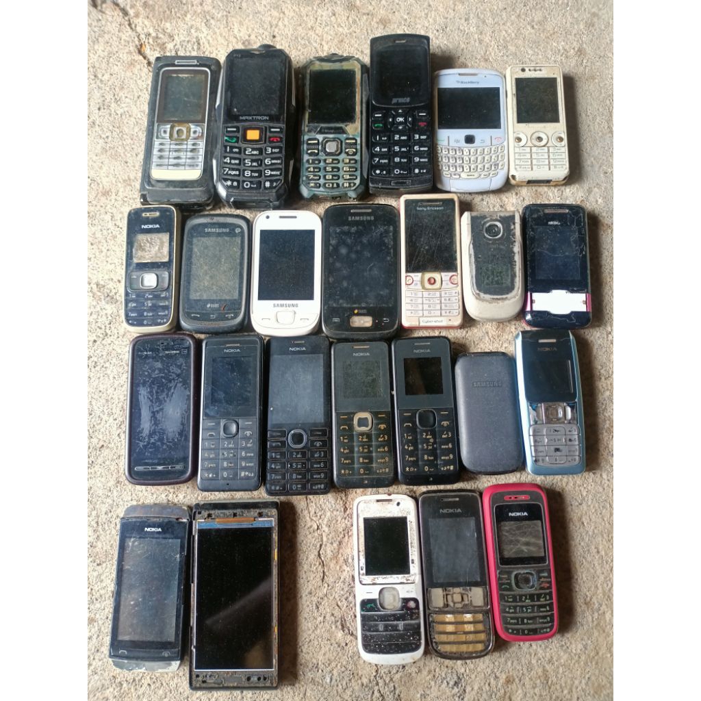 hp jadul bahan sparepart leburan borong 25 pcs