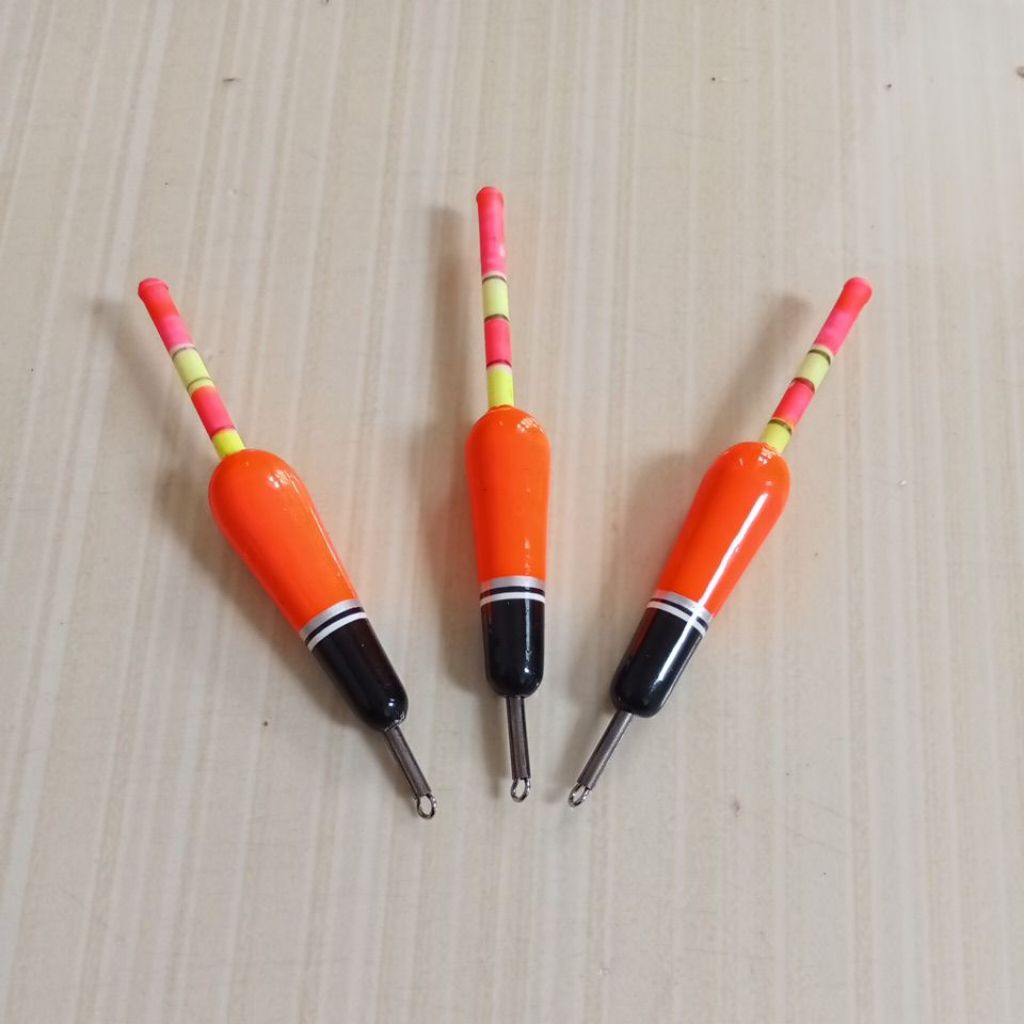 Pelampung Pancing Klem starlet warna merah