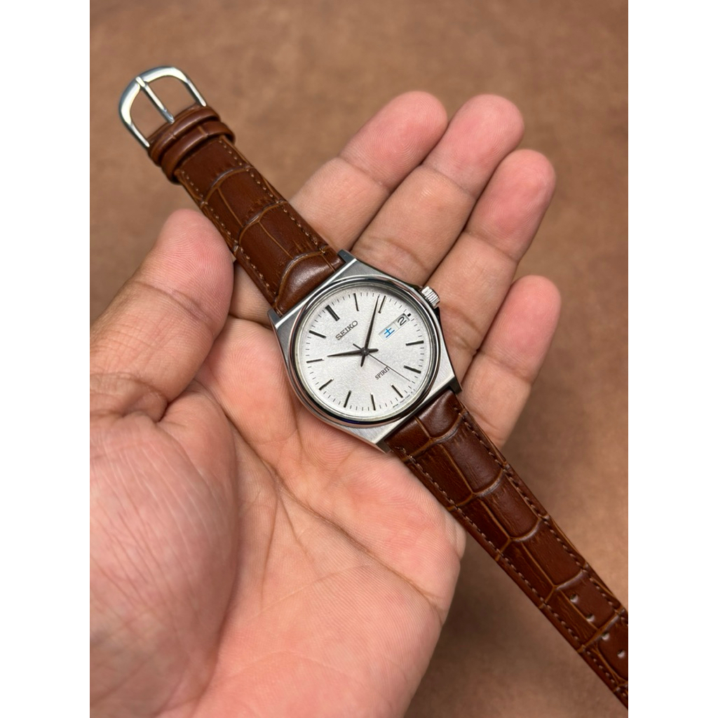 JAM TANGAN PRIA SEIKO SPIRIT SAND DIAL 7N43 T180 JAPAN ORIGINAL RARE