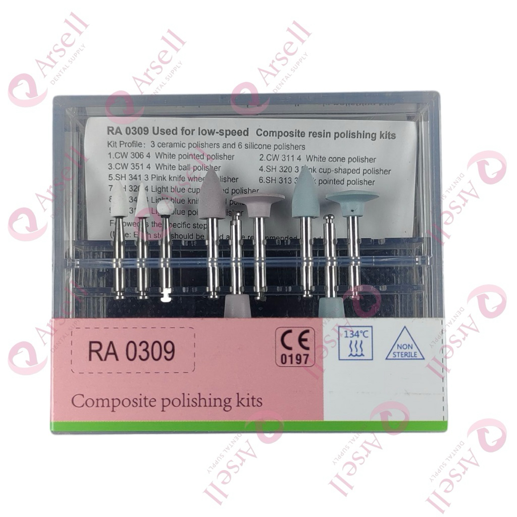 RA 0309 Dental Composite Polishing Kit – 9 pcs / Kit