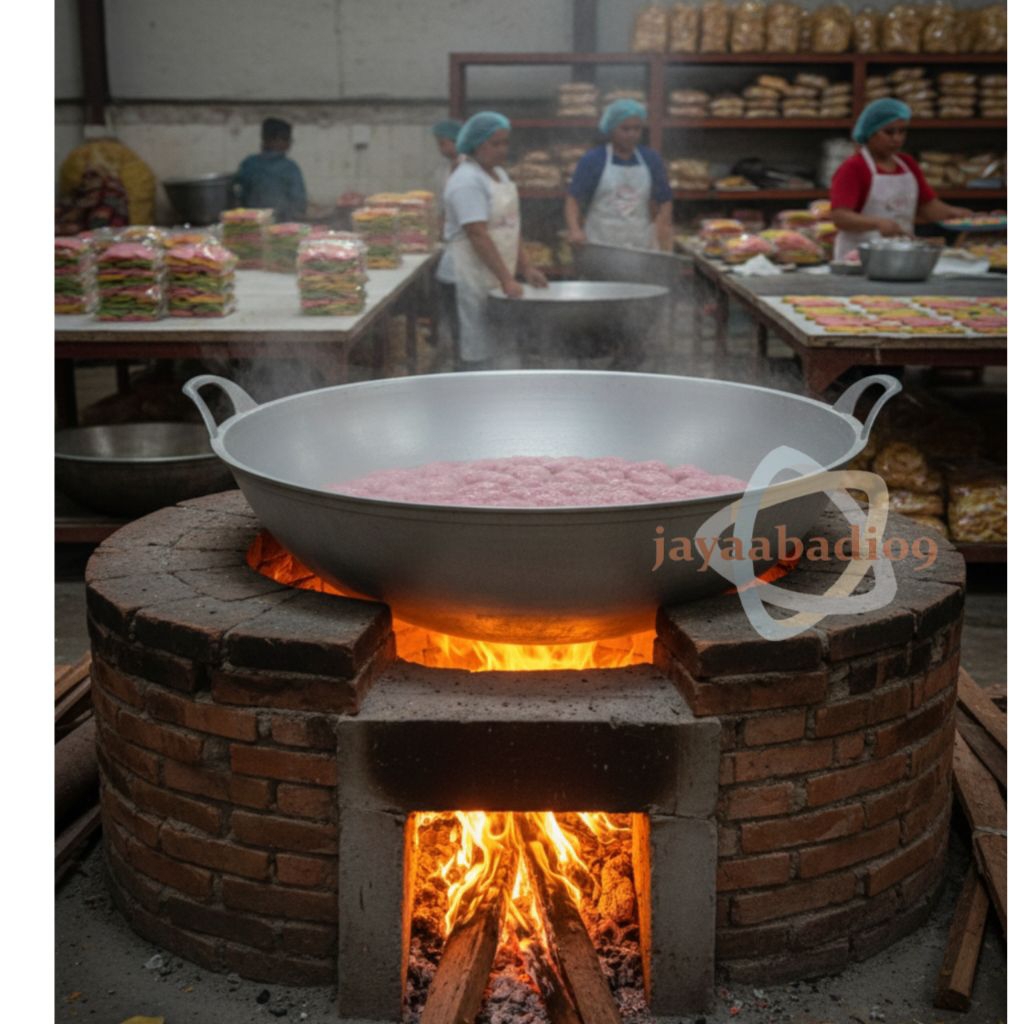 Penggorengan Besar Wajan Cekung no. 36| Alat Masak Catering Restoran | Wajan No 36