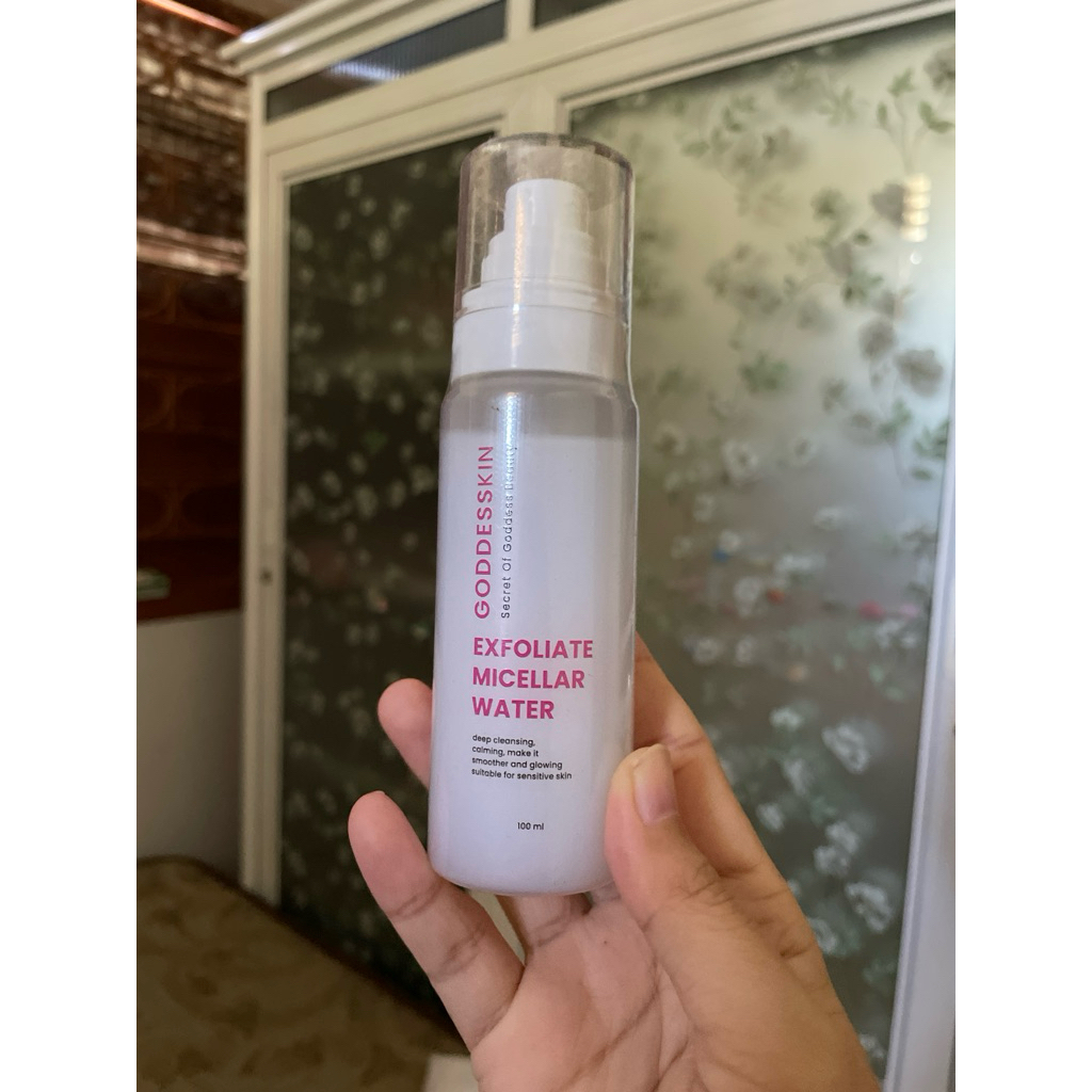 NEW  goddeskin exfoliate micellar water
