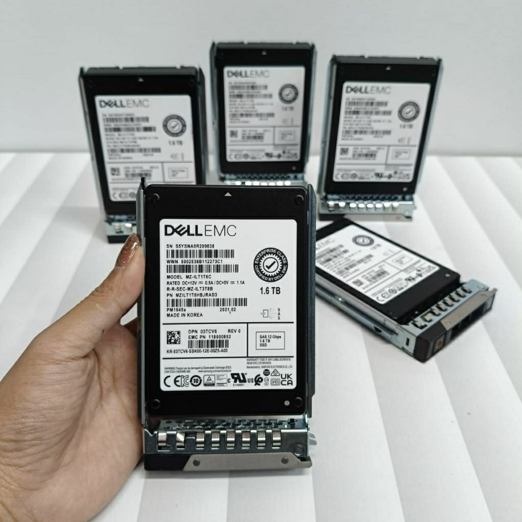 Dell EMC SSD SAS 1.6TB 12Gbps MZ-ILT1T6C Solid State Drive Like new