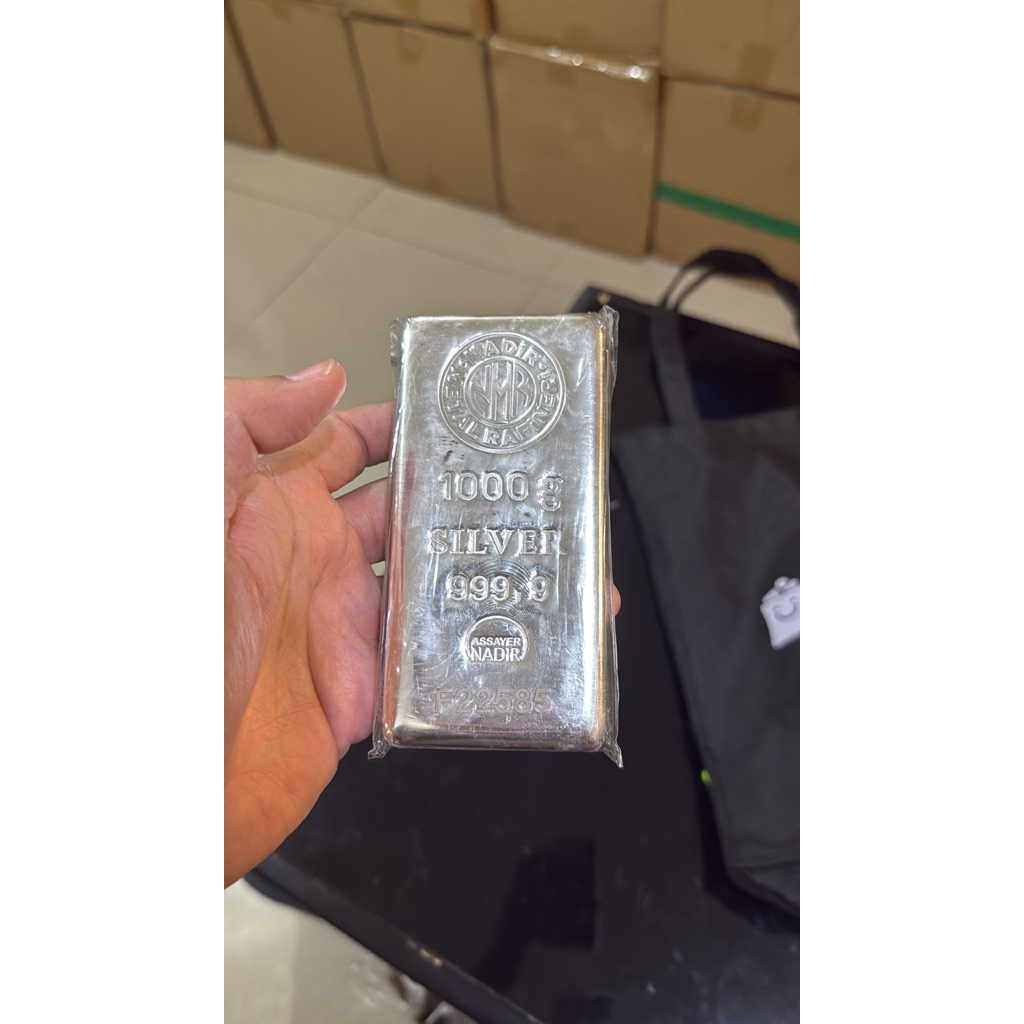 perak nadir 1 kg asli [ perak logam mulia nadir 1 kg )ready stock