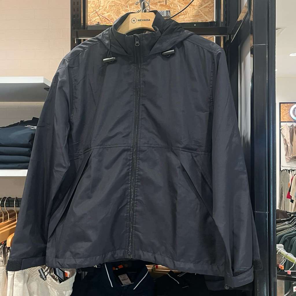 nevada jaket parasut pria jaket hoodie zipper parasut