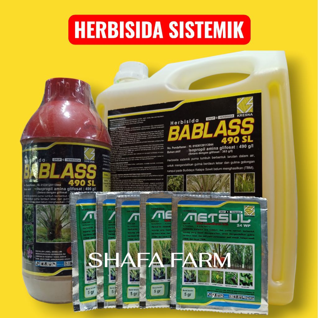 Bablass 490SL - Herbisida Sistemik Racun Rumput Liar