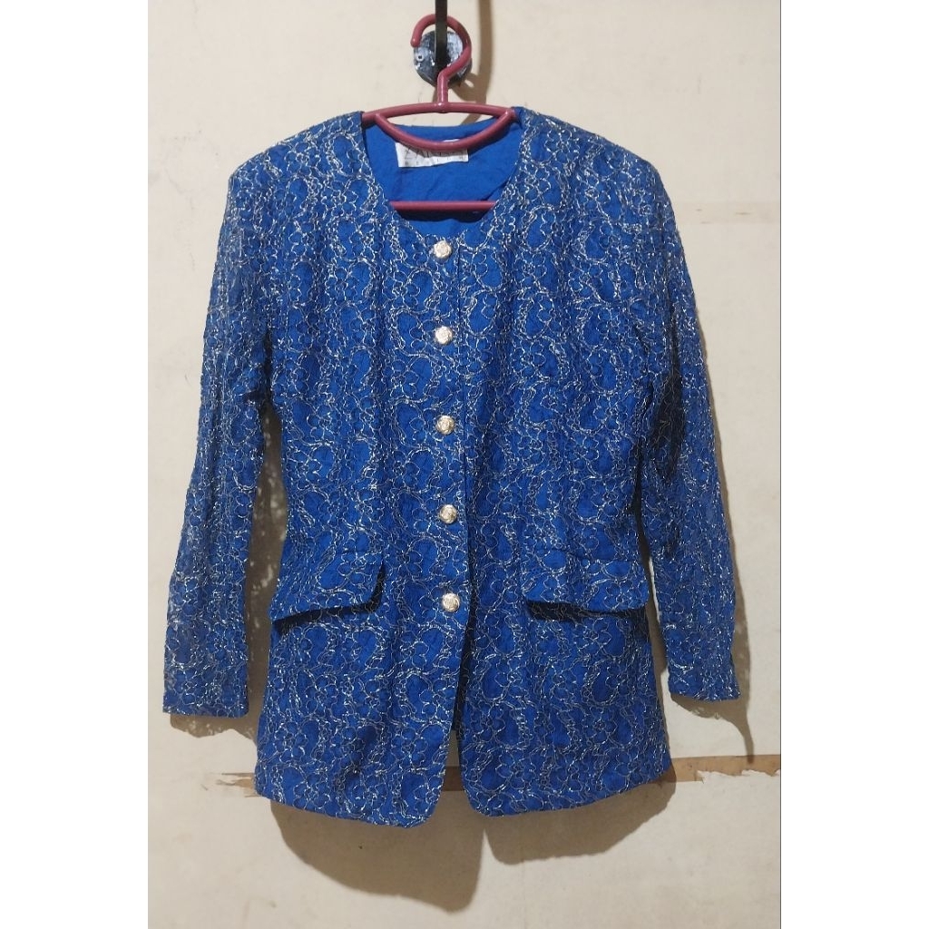 Semi Blazer Brokat