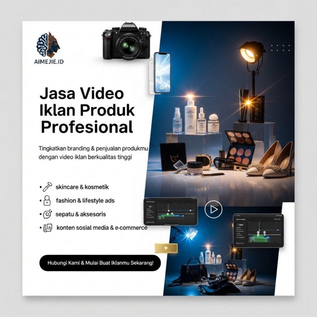JASA EDIT VIDEO PROFESIONAL IKLAN PRODUK BRAND MEREK MURAH CEPAT TERJANGKAU BERKUALITAS