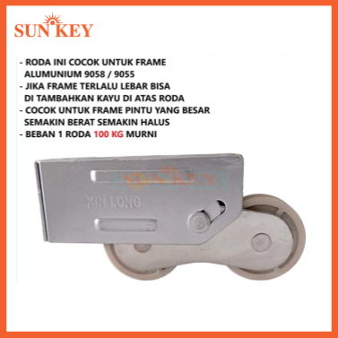 Roda Sliding Door Kinlong ML 90 Kapasitas 100kg