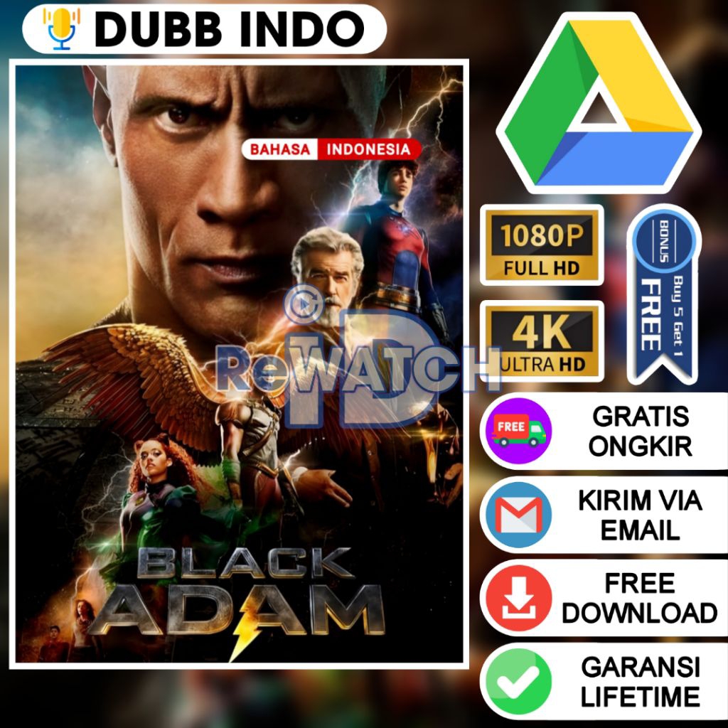 FILM BLACK ADAM (2022) DUBBING BAHASA INDONESIA
