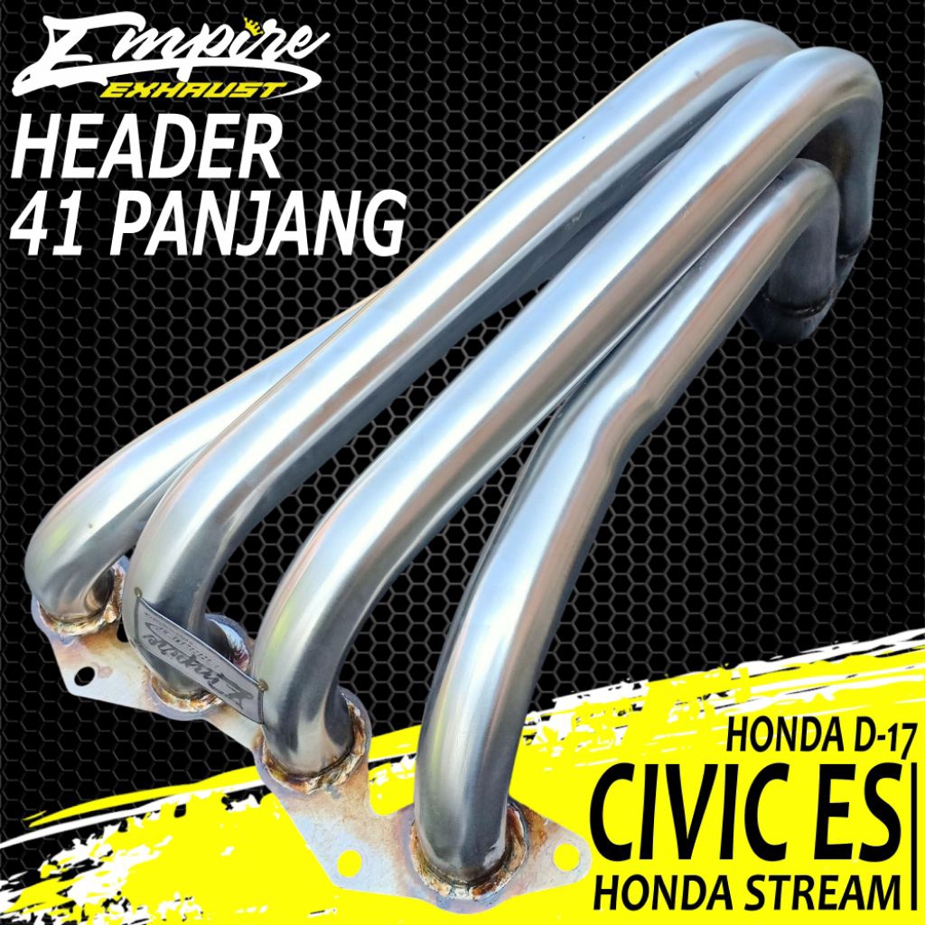 Header Honda Civic Es Honda Stream 41 Panjang Empire Exhaust