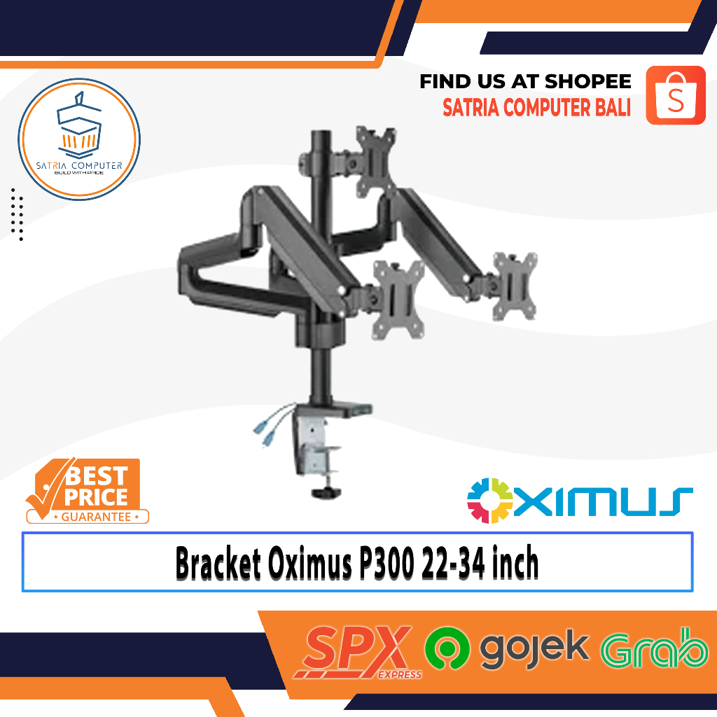 Bracket Oximus P300 22-34 inch