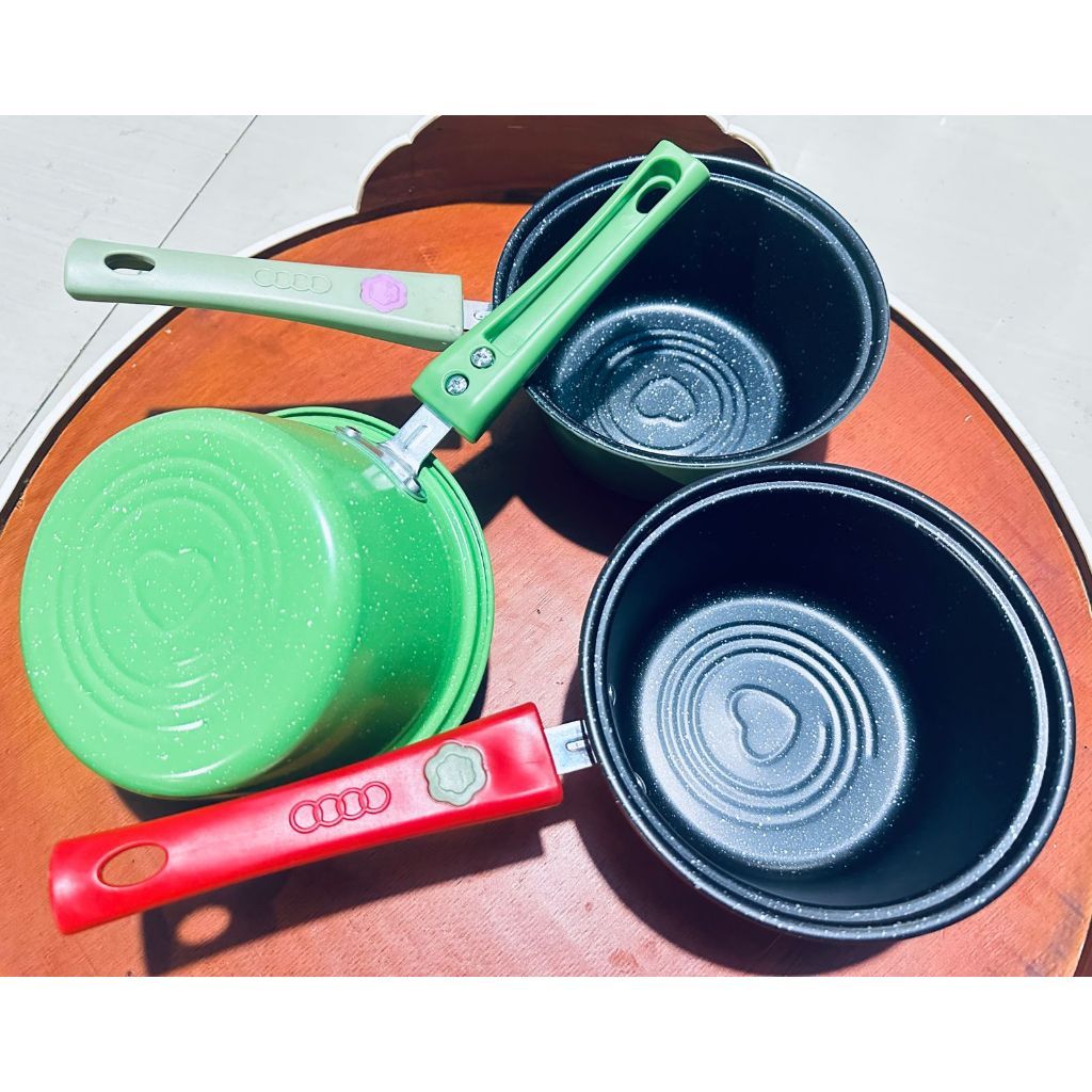 Panci Teflon Marble Anti Lengket 20cm || Panci Susu Teflon Anti Lengket 20cm