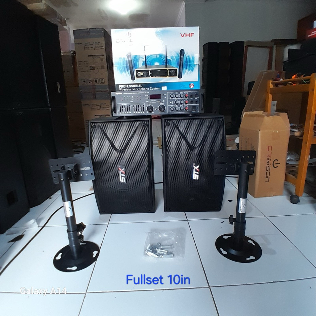 paket karaoke sound lengkap 10 inch