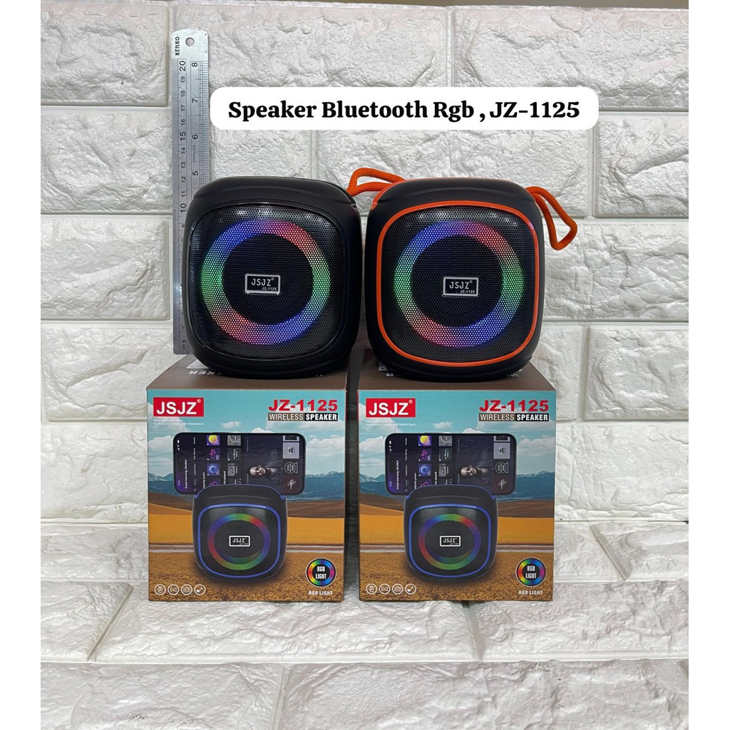 Speaker Bluetooth Audio Portable Mini JZ-1125 Wireless Speaker RGB Light Stand Portable Extra Bass