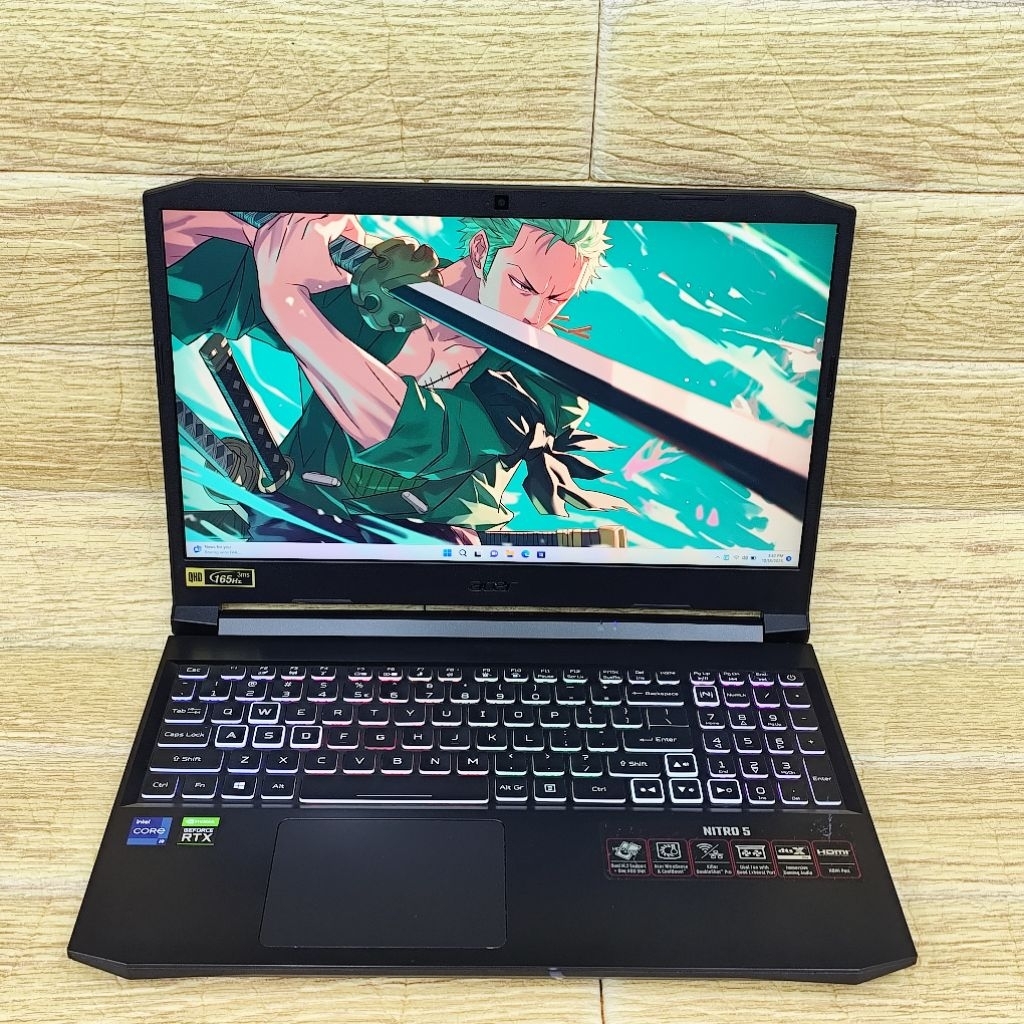 Laptop 2nd GM ACER NITRO 5 AN515-57 Core i9-11900H RAM 16GB RTX 3060 SSD 512GB