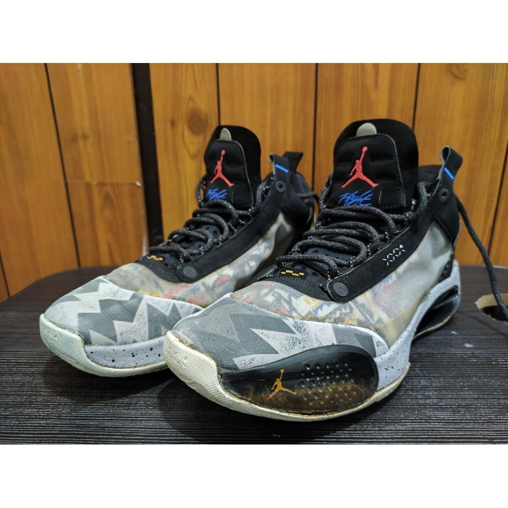 Air Jordan 34 Low Print "Black"