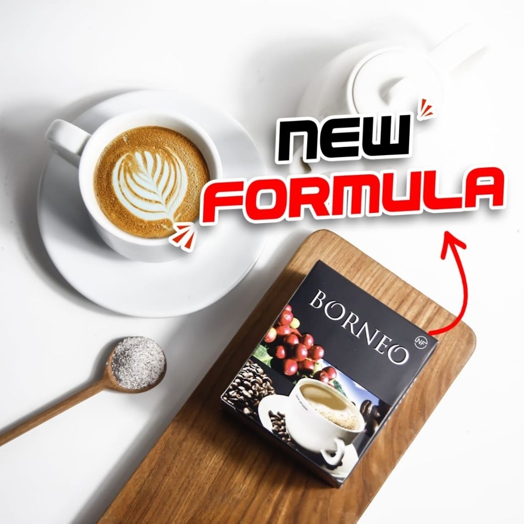 Kopi borneo 1 box NEW FORMULA kopi kesehatan asli original distributor resmi