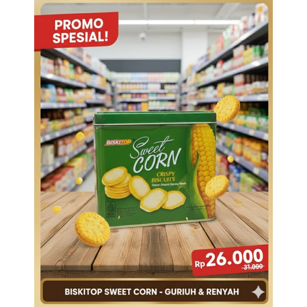 BISKITOP SWEET CORN 400GR