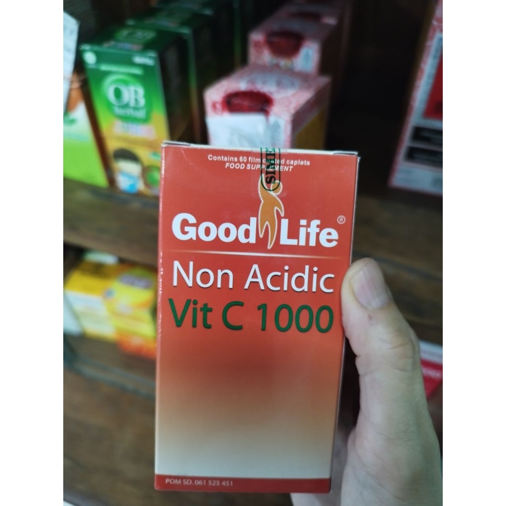 good life non acidic vit c 1000 botol 60 kaplet