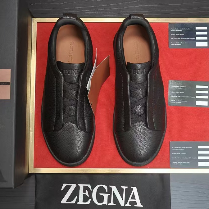ZEGNA's new casual men's shoes, outdoor leather sports shoes, comfortable walking shoes